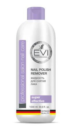 EVI Professional Жидкость для снятия лака с ацетоном Nail Polish Remover 1000мл