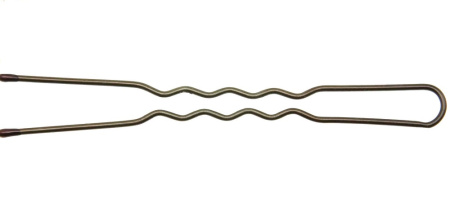 Шпильки Dewal Beauty волна 60 мм (24 шт) бронзовый