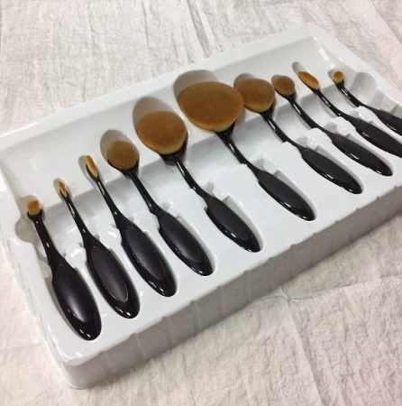 Набор кистей для макияжа UNIVERSAL BRUSH 10шт (коробка)
