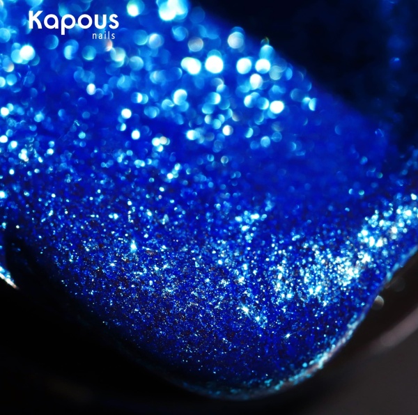 Kapous Glam Gel Гель-краска для дизайна ногтей (аквамарин) 5мл