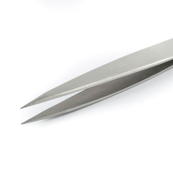 Metzger/Syndicut Пинцет для бровей острый, прямой PT-865-D