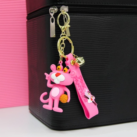 Брелок Розовая Пантера со шляпой (Pink Panther)