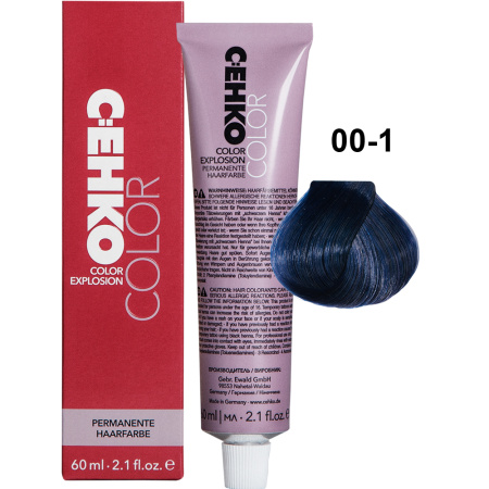 CEHKO Color Explosion крем-краска для волос 00/1 голубой 60мл