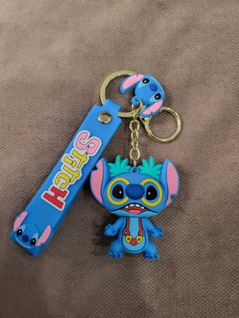 Брелок Стич с гавайским ожерельем (Lili & Stitch)