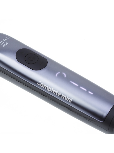 Триммер для окантовки волос Dewal Pro Complete mini 03-076, роторный мотор, 3 скорости, 3 ножа (6, 28, 35 мм) + 4 насадки (1,5, 3, 4,5, 6 мм) / Машинка для стрижки / Trimmer