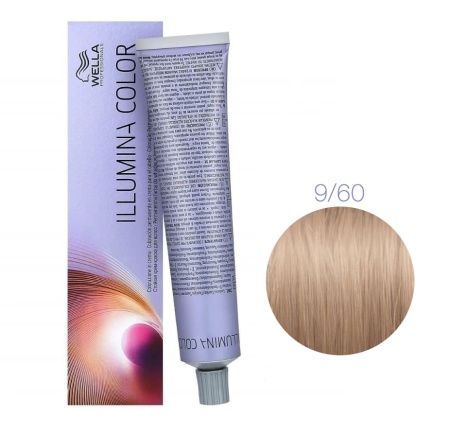 Wella Illumina Color крем-краска для волос 9/60 очень светлый блонд фиолетовый натуральный 60мл
