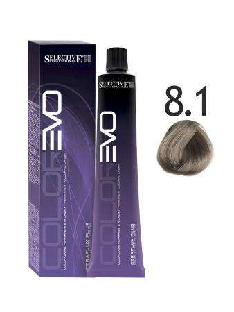 Selective Colorevo крем-краска для волос 8/1 светлый блондин пепельный 100мл