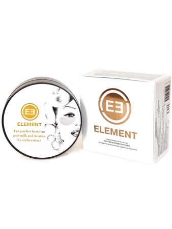 ELEMENT Патчи для глаз Козье молоко и центелла азиатская Silver 60шт