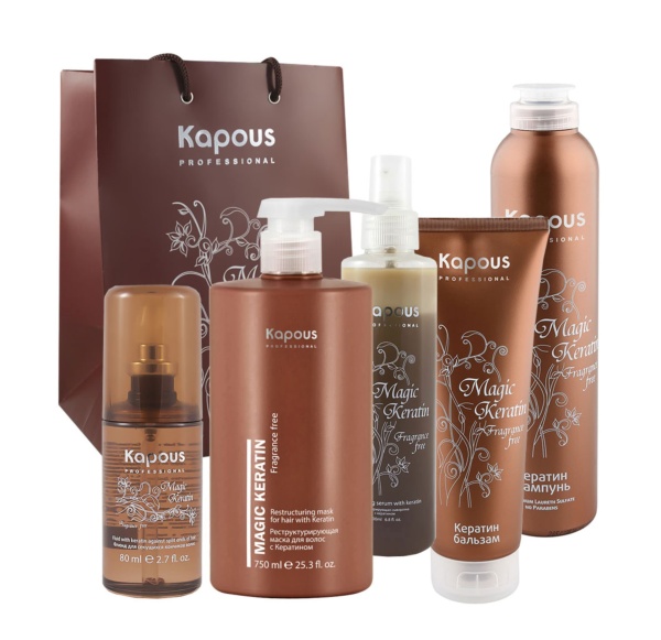 Kapous Professional Шампунь для волос с кератином Magic Keratin 300мл