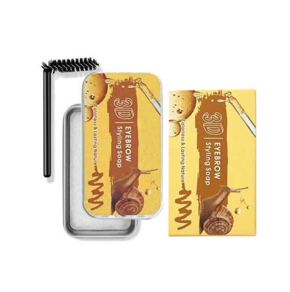 KISS Beauty Мыло-воск для стайлинга бровей 3D Everbrow, муцина улитки