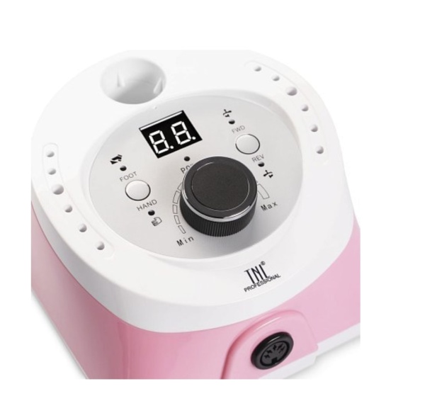 TNL Аппарат для маникюра и педикюра Iron-Pro 40 тыс.оборотов,бело-розовая