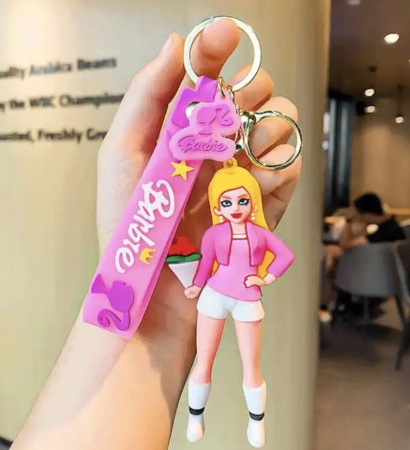 Брелок Барби с цветами (Barbie)