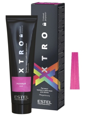 Estel Professional XTRO Пигмент прямого действия для волос Розовый 100мл