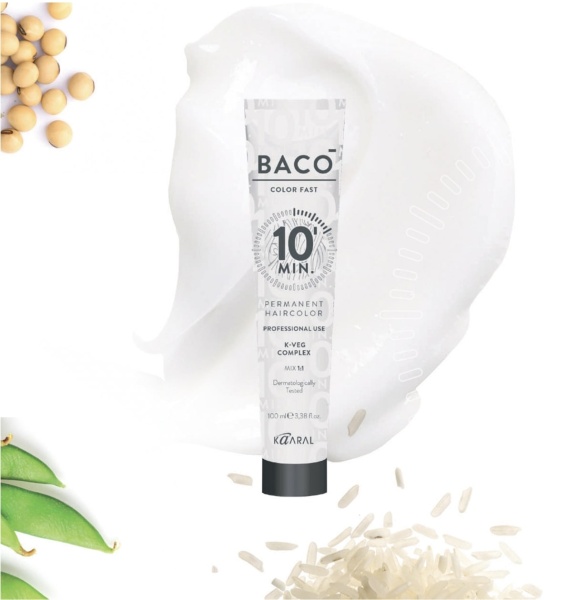 Kaaral Baco Color Fast Крем-краска для волос 10/32 очень-очень светлый блондин золотисто-фиолетовый 100мл