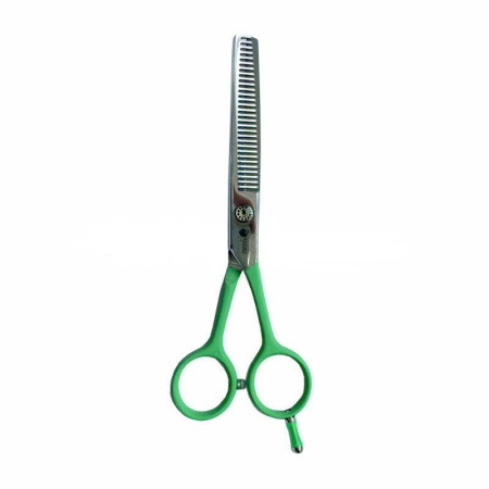 Ножницы парикмахерские филировочные BaByliss 5.30 зеленые 30 зуб.