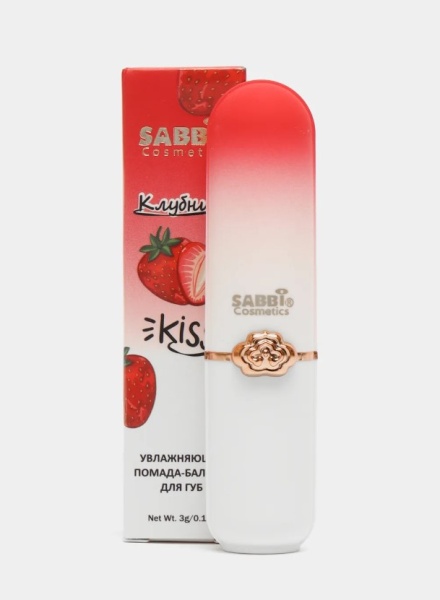 Sabbi бальзам для губ увлажняющий Персик Kiss 3гр