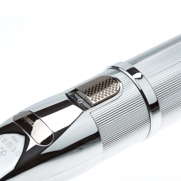 Триммер для окантовки волос Dewal Pro Silver Mini 03-068 аккумуляторно-сетевой, керамический нож 40/0,5 мм / Машинка для стрижки / Trimmer