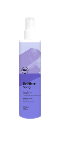 360 Hair Professional Спрей-кондиционер для волос двухфазный антижелтый Be Silver Conditioner 250мл