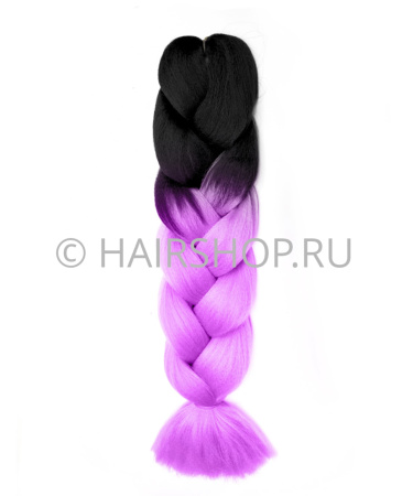 Hairshop Канекалон ШАДЭ № 1/Ф24-1 (черный/сиреневый)