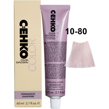 CEHKO Color Explosion крем-краска для волос 10/80 ультра-светлый фиолетовый блондин 60мл