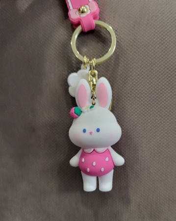 Брелок Зайчик розовый купальник (Just for You)
