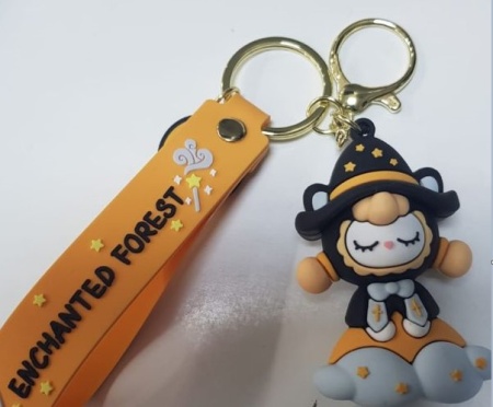 Брелок Девочка на облаке, желтый (Enchanted Forest)