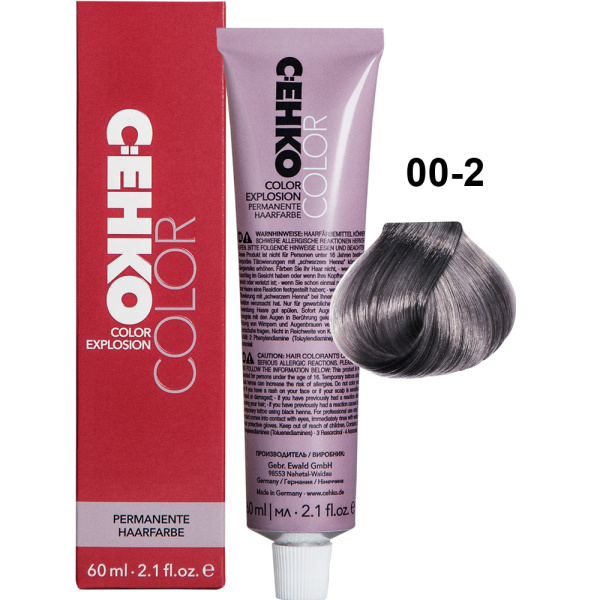 CEHKO Color Explosion крем-краска для волос 00/2 пепельный 60мл