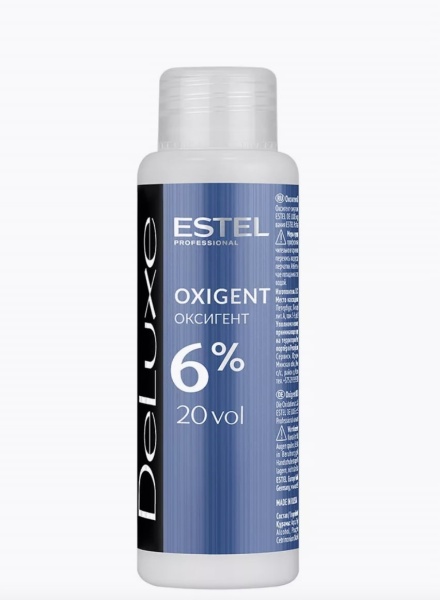 Estel Professional De Luxe Окислитель для красителя 6% 60мл