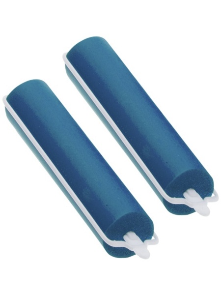 Dewal Beauty Бигуди резиновые синие 16x70мм 10шт