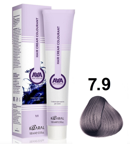 Kaaral AAA Крем-краска для волос 7/9 блондин сандрэ 100мл