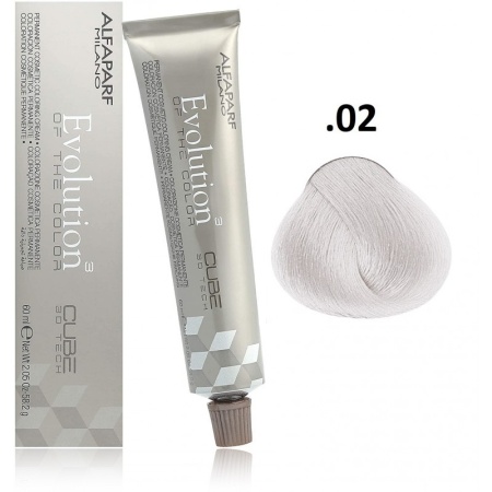 Alfaparf Milano Harmonizers Cube 3d Tech Post-Bleach Equalizing Toner Крем-краска для волос тонирующая после осветления 02 прозрачный перламутровый 60мл