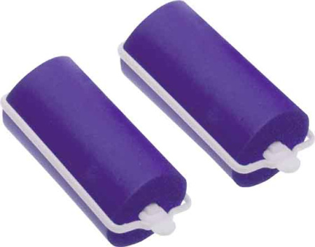 Elastic Бигуди-резиновые фиолетовые 32х70 мм 12 шт