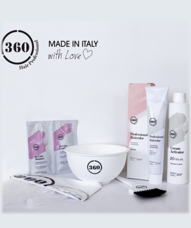 360 Professional Haircolor Крем-краска для волос 10/11 очень-очень светлый блондин интенсивно пепельный 100мл