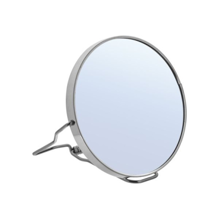 Зеркало настольное 2-стороннее круглое Hairway (11х16см) в металической оправе