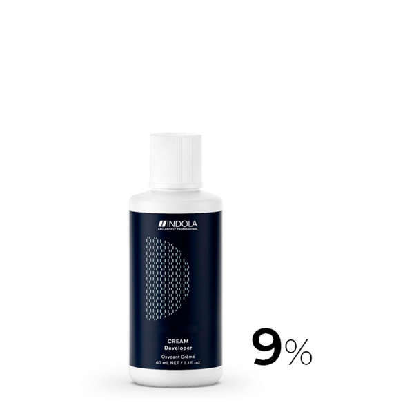 Indola Cream Developer Окислитель (эмульсия, оксигент, оксид) для красителя Indola Permanent Caring Color 9% 60мл