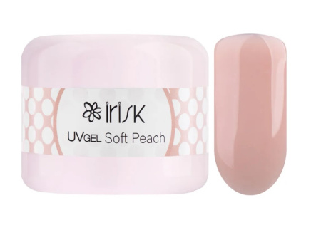 IRISK Гель для наращивания ногтей однофазный камуфлирующий ABC Soft Peach (розовый) 50мл