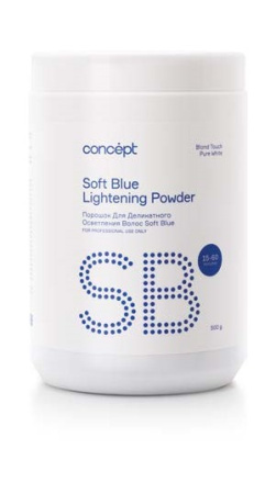 Concept Blond Touch Порошок для осветления волос Soft Blue Lightening Powder Pure White 500г