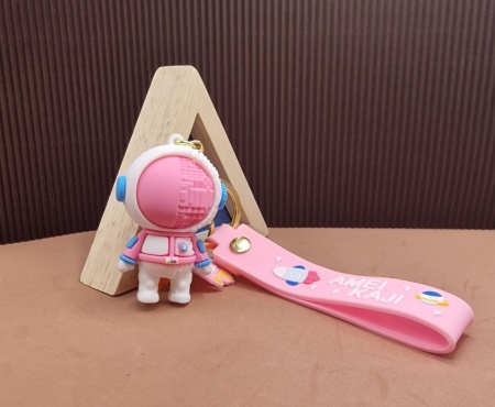Брелок Космонавт розовый (Ameikaji)