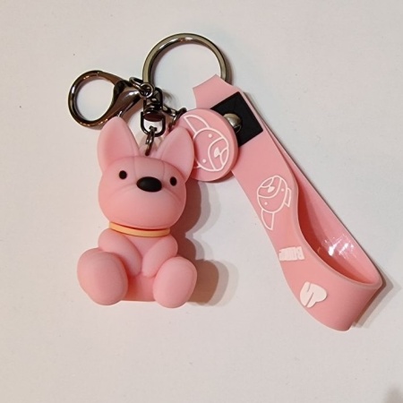 Y&M Брелок Собака розовый (Boom!)