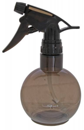 Sibel Распылитель для волос парикмахерский пластиковый (пульверизатор для воды) BALL дымчатый 340 мл