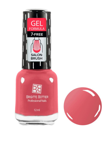 Brigitte Bottier Лак для ногтей Gel Formula №33 (ягодно-розовый) 12мл