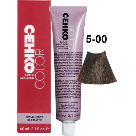 CEHKO Color Explosion крем-краска для волос 5/00 светло-коричневый интенсивный 60мл