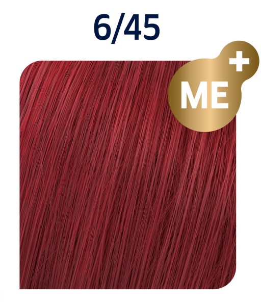 Wella Koleston Perfect ME+ крем-краска для волос 6/45 темно-красный гранат 60мл