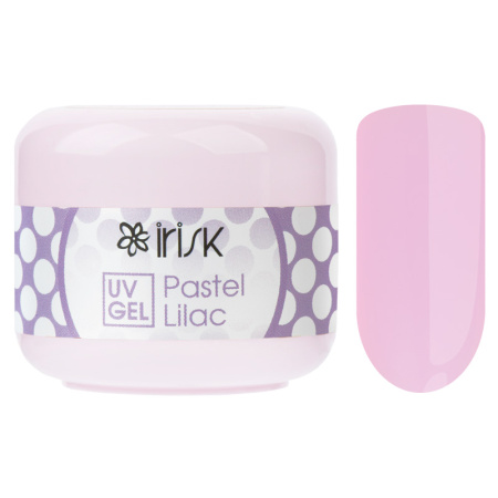 IRISK Гель для наращивания ногтей однофазный камуфлирующий ABC Pastel Lilac (розовый) 15мл