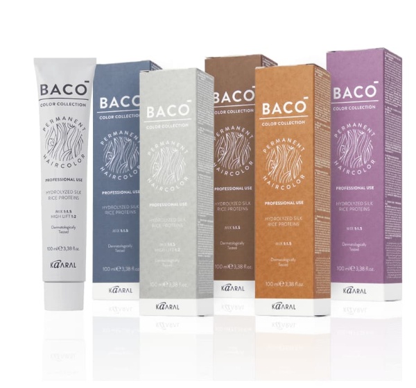 Kaaral Baco Permament Крем-краска для волос 6/32 темный золотисто-фиолетовый блондин 100мл