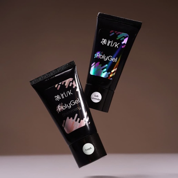 IRISK Полигель для наращивания ногтей PolyGel Shimmery Aurora 30гр