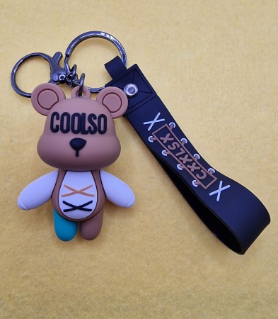 Брелок Мишка Coolso коричневый