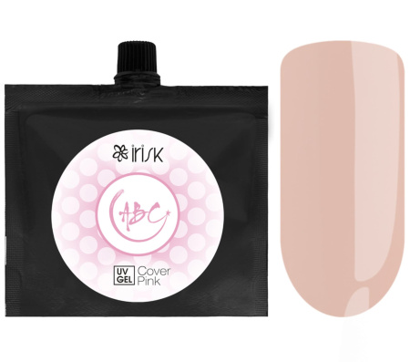 IRISK Гель для наращивания ногтей однофазный камуфлирующий ABC Cover Pink (розовый) 100мл