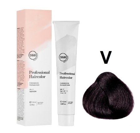 360 Professional Haircolor Крем-краска для волос V фиолетовый 100мл