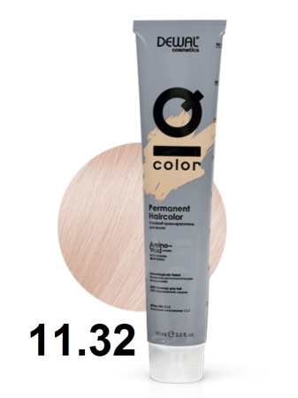 Dewal Cosmetics Крем-краска для волос IQ Color 11/32 ультра-светлый золотисто-перламутровый блонд, 90мл